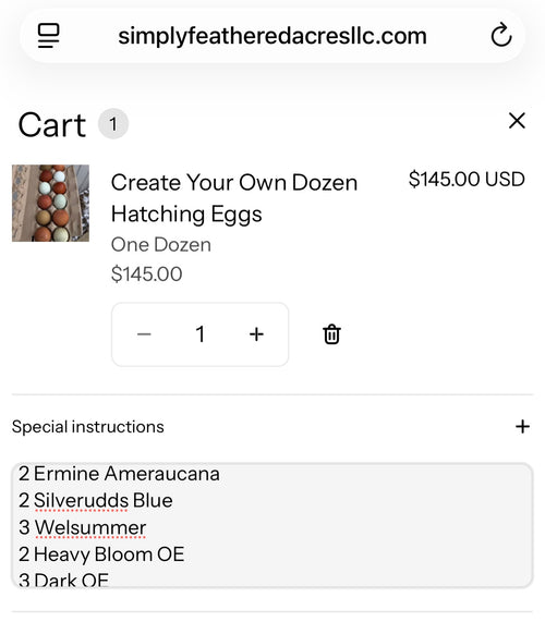 Create Your Own Dozen Hatching Eggs