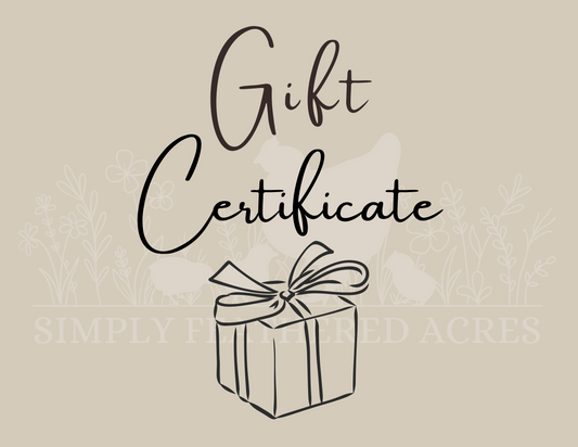 Gift Certificate